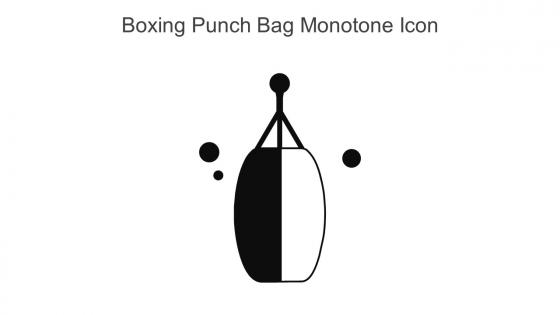 Boxing Punch Bag Monotone Icon In Powerpoint Pptx Png And Editable Eps Format