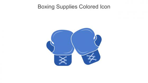 Boxing Supplies Colored Icon In Powerpoint Pptx Png And Editable Eps Format