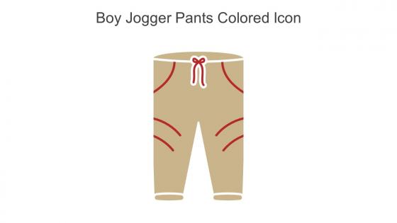 Boy Jogger Pants Colored Icon In Powerpoint Pptx Png And Editable Eps Format
