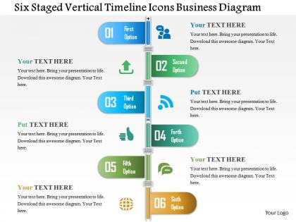 Bp six staged vertical timeline icons business diagram powerpoint templets