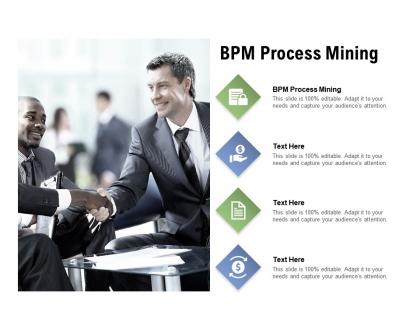Bpm process mining ppt powerpoint presentationmodel brochure