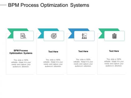 Bpm process optimization systems ppt powerpoint presentation outline clipart cpb