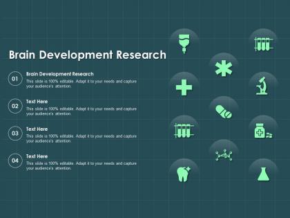 Brain development research ppt powerpoint presentation professional slides