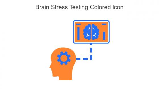 Brain Stress Testing Colored Icon In Powerpoint Pptx Png And Editable Eps Format