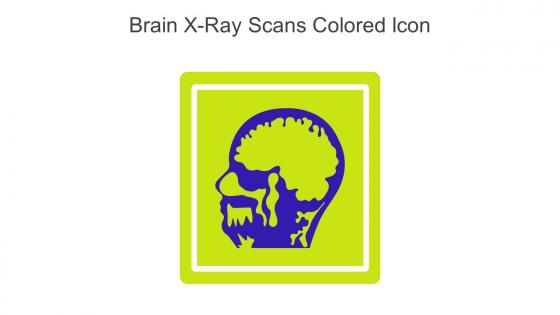 Brain X Ray Scans Colored Icon In Powerpoint Pptx Png And Editable Eps Format