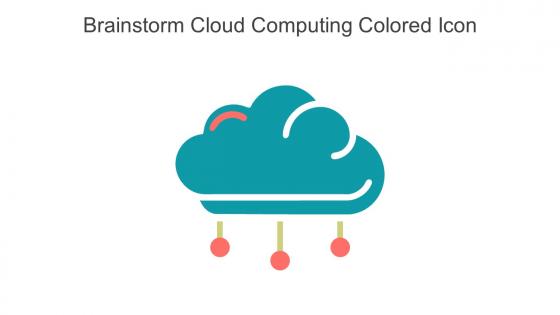 Brainstorm Cloud Computing Colored Icon In Powerpoint Pptx Png And Editable Eps Format