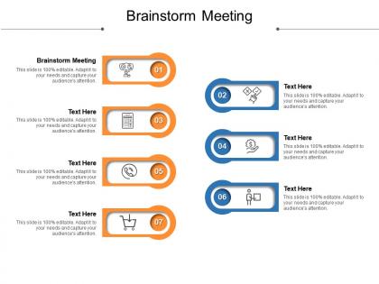 Brainstorm meeting ppt powerpoint presentation styles icons cpb