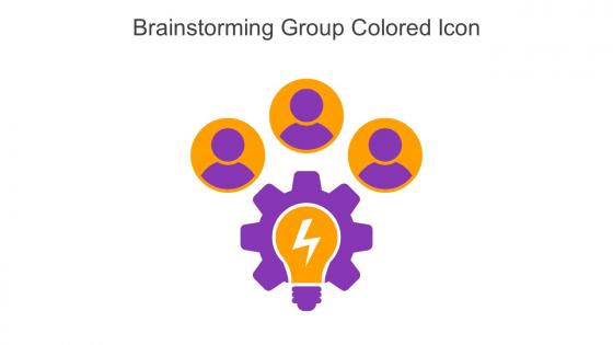 Brainstorming Group Colored Icon In Powerpoint Pptx Png And Editable Eps Format