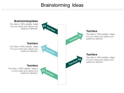 Brainstorming ideas ppt powerpoint presentation styles slide portrait cpb