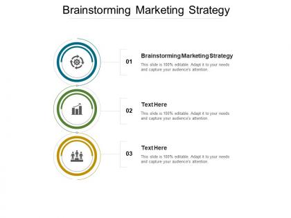 Brainstorming marketing strategy ppt powerpoint presentation file background designs cpb