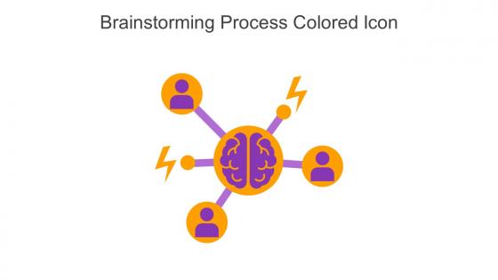 Brainstorming Process Colored Icon In Powerpoint Pptx Png And Editable Eps Format