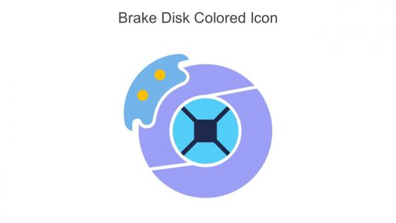 Brake Disk Colored Icon In Powerpoint Pptx Png And Editable Eps Format