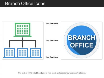 Branch office icons
