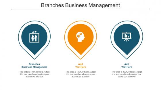 Branches Business Management Ppt Powerpoint Presentation Summary Cpb