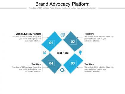 Brand advocacy platform ppt powerpoint presentation inspiration clipart cpb