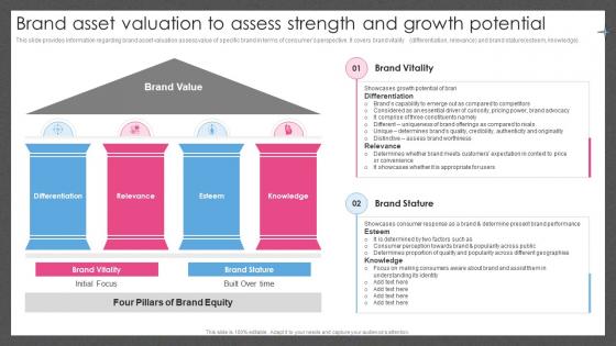 Brand Asset Valuation To Assess Strength And Growth Potential Guide For Managing Brand Effectively