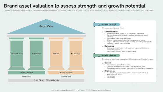 Brand Asset Valuation To Assess Strength And Growth Potential Key Aspects Of Brand Management