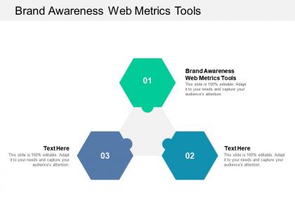 Brand awareness web metrics tools ppt powerpoint presentation ideas design templates cpb
