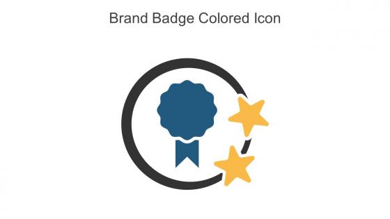 Brand Badge Colored Icon In Powerpoint Pptx Png And Editable Eps Format