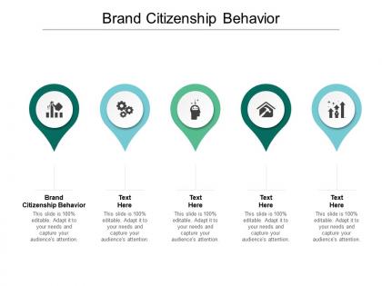 Brand citizenship behavior ppt powerpoint presentation infographics templates cpb