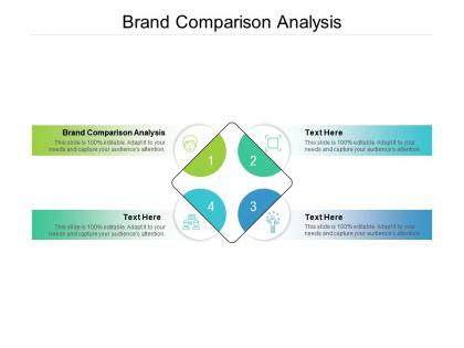 Brand comparison analysis ppt powerpoint presentation summary show cpb