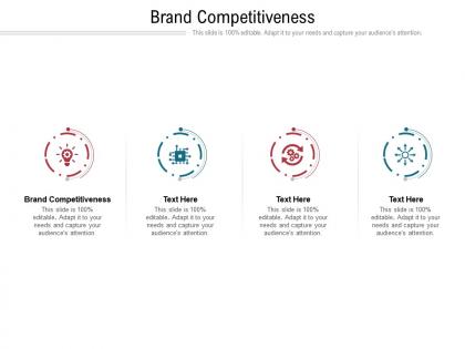 Brand competitiveness ppt powerpoint presentation portfolio influencers cpb