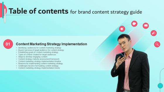 Brand Content Strategy Guide Table Of Contents MKT SS V