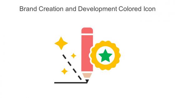 Brand Creation And Development Colored Icon In Powerpoint Pptx Png And Editable Eps Format