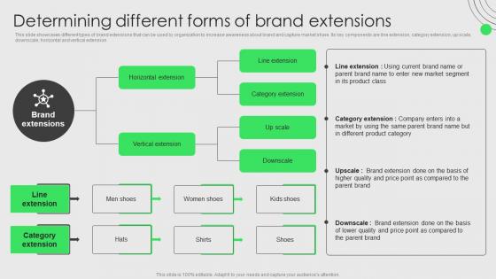 Brand Development And Launch Strategy Determining Different Forms Of Brand Extensions