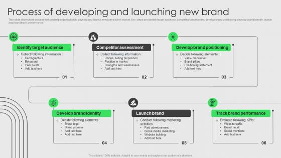 Brand Development And Launch Strategy Process Of Developing And Launching New Brand