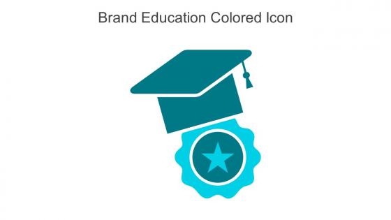 Brand Education Colored Icon In Powerpoint Pptx Png And Editable Eps Format
