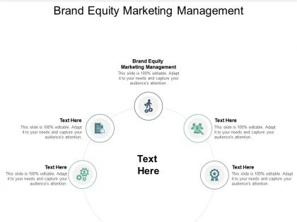 Brand equity marketing management ppt powerpoint presentation gallery graphics template cpb