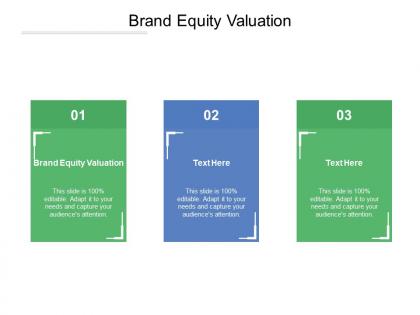 Brand equity valuation ppt powerpoint presentation portfolio graphics design cpb