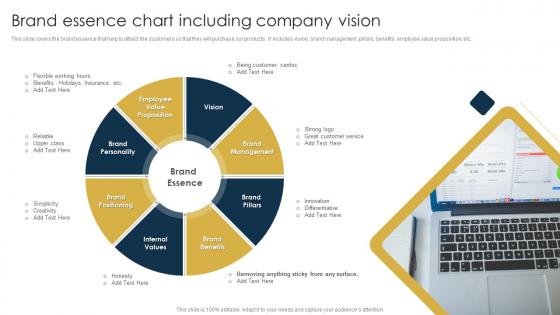Brand Essence Chart Including Company Vision