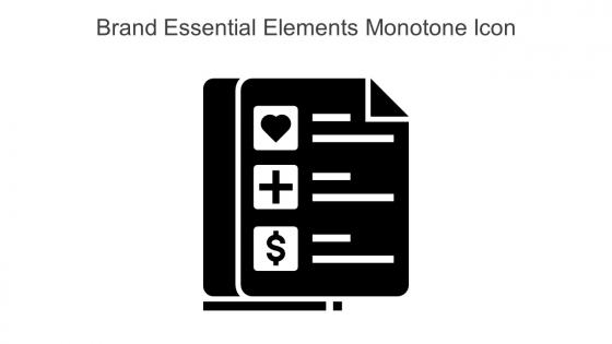 Brand Essential Elements Monotone Icon In Powerpoint Pptx Png And Editable Eps Format