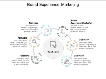 Brand experience marketing ppt powerpoint presentation file graphic tips cpb