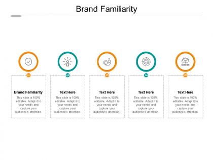 Brand familiarity ppt powerpoint presentation show mockup cpb