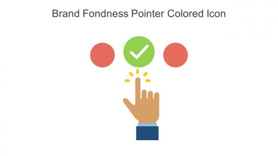 Brand Fondness Pointer Colored Icon In Powerpoint Pptx Png And Editable Eps Format