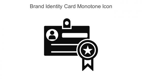 Brand Identity Card Monotone Icon In Powerpoint Pptx Png And Editable Eps Format
