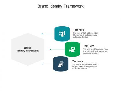 Brand identity framework ppt powerpoint presentation portfolio icon cpb