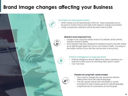 Brand image changes affecting your business ppt powerpoint presentation gallery