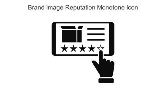 Brand Image Reputation Monotone Icon In Powerpoint Pptx Png And Editable Eps Format