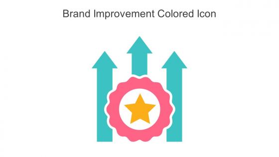 Brand Improvement Colored Icon In Powerpoint Pptx Png And Editable Eps Format