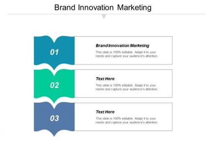 Brand innovation marketing ppt powerpoint presentation visual aids summary cpb