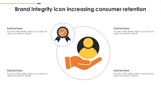 Brand Integrity Icon Increasing Consumer Retention