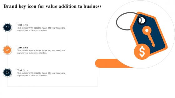 Brand Key Icon For Value Addition To Business