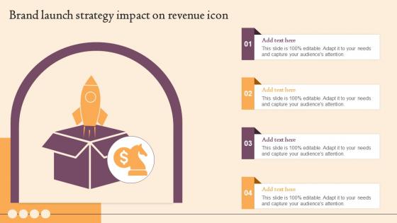 Brand Launch Strategy Impact On Revenue Icon