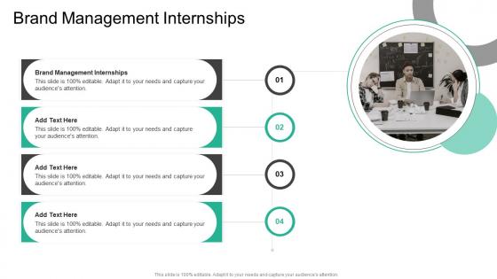 Brand Management Internships In Powerpoint And Google Slides Cpb