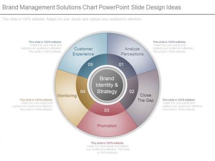 Brand management solutions chart powerpoint slide design ideas
