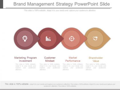 Brand management strategy powerpoint slide